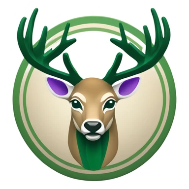 Milwaukee Bucks logo sticker