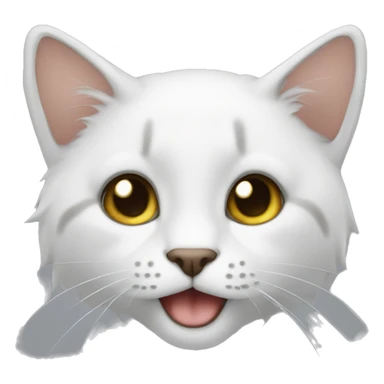 Белый кот sticker