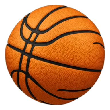 Basketball mit Gesicht sticker