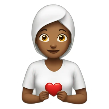 Maman dans un coeur sticker