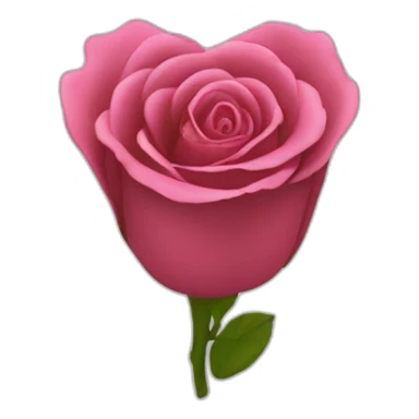 Cœur noir cœur rose  sticker