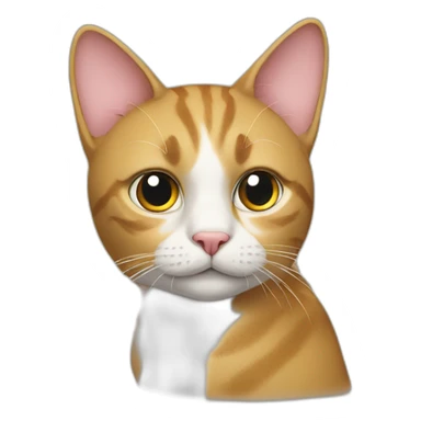 Cat in london sticker