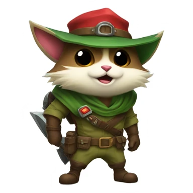 teemo league of legends sticker