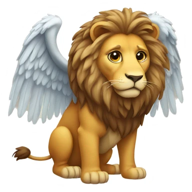 Lion with wings sticker