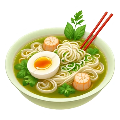 Khmer Noodle Num Banh Jok green broth  sticker