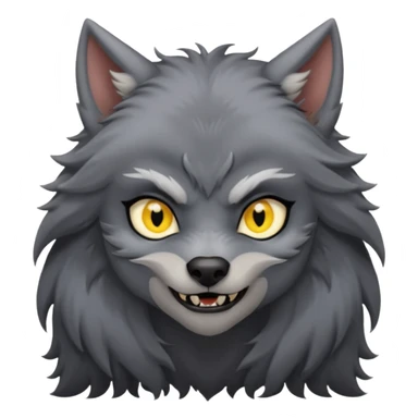 girl werewolf sticker
