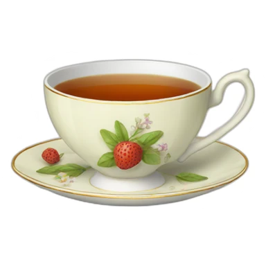 english tea sticker