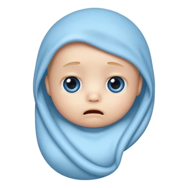 Please make an iPhone version of the baby emoticon that hurts because of the fever sticker