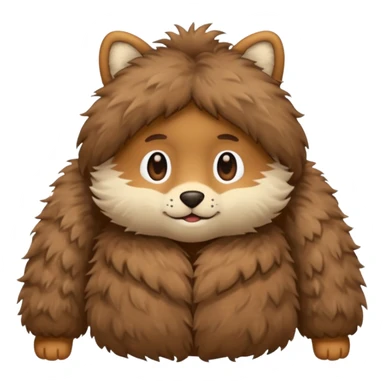 furry clothes sticker