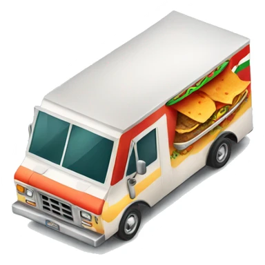 Mexican food truck sticker