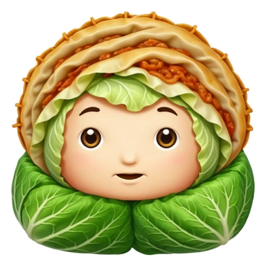 Cabbage roll  with no face sticker