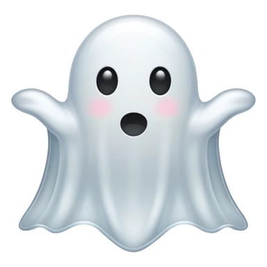 ghost shaped accessoire sticker