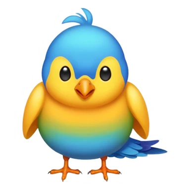 Oiseau qui fais caca sur les gens  sticker