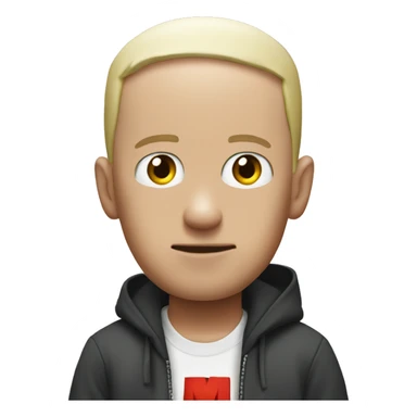 eminem with a m and m sticker