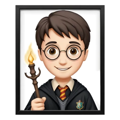 AndI want a Harry Potter movie without a white background.I'm looking for a Harry Potter movie without a white background, cartoon,It's like Emogie  sticker