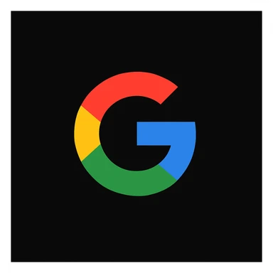 make golo of "IMAGEN 4" with googles G, black background sticker