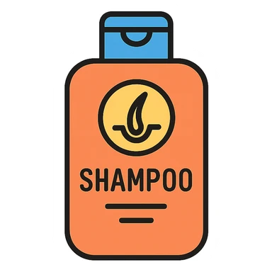 hair shampoo bottle sticker