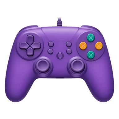 purple gaming controller sticker