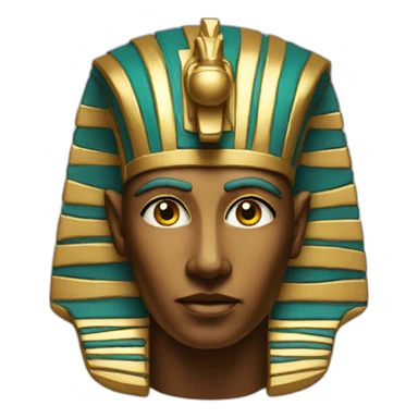 Pharaoh head sticker