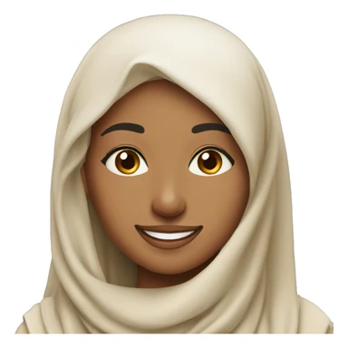 arabian beauty lying down smiling sticker