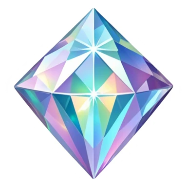 hd detailed glittering holographic star shaped diamond sticker