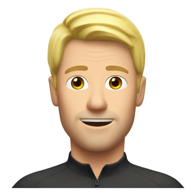 zwift homme blond sticker