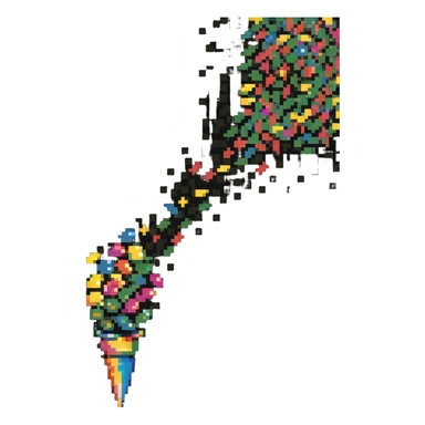 party confetti cone popper shooting sparkly confetti sticker