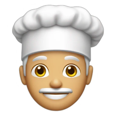 white cook sticker