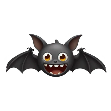crazy bat sticker