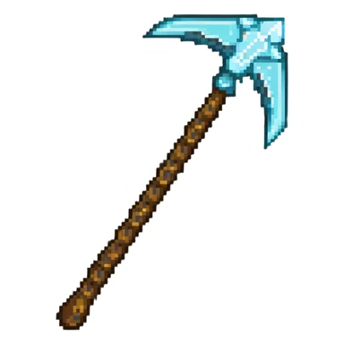 diamond pickaxe from Minecraft sticker