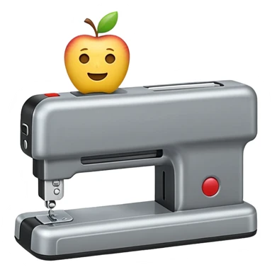 Erstelle mir ein Gabelstapler Emoji im Apple Stil sticker