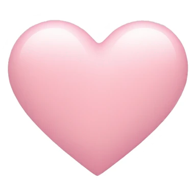 Soft pink heart sticker