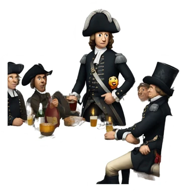 Oliver Cromwell with party sticker