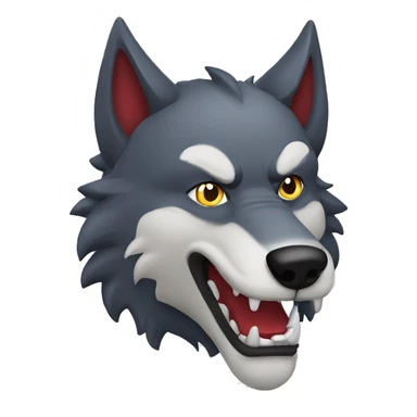  Evil Wolf stamp of approval sticker