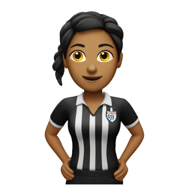 volleyball woman referee  sticker