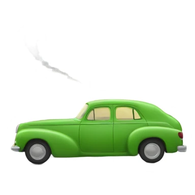 Car crossing Oklahoma with tornado  sticker