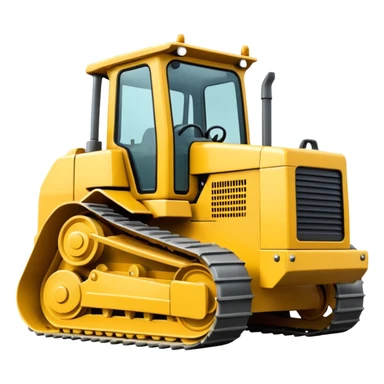 Bulldozer emoji  sticker