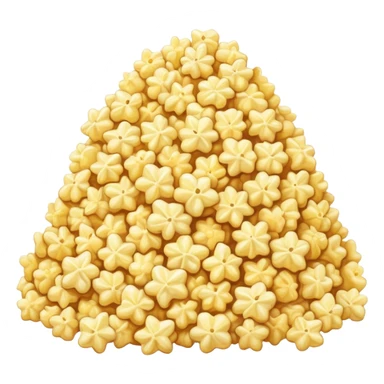 One popcorn  sticker