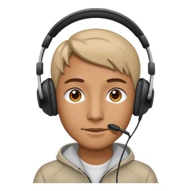 headphones for private listening person sticker