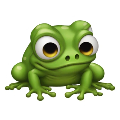 vomit frog sticker