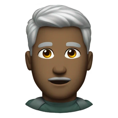 a jung medic with brouwn hair  sticker