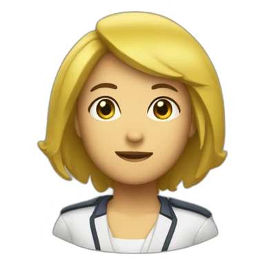 Chie américain staffer sticker