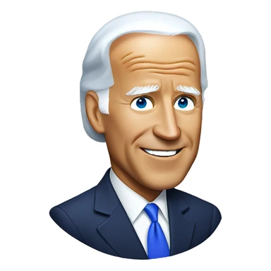 Joe Biden wearing a Kamala Harris Halloween costume sticker