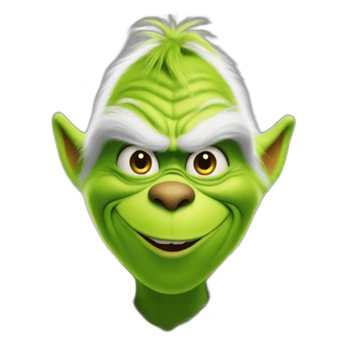 grinch happy sticker