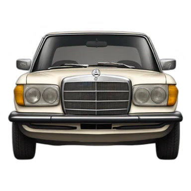 old mercedes benz w115 sticker