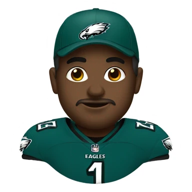 Me as an Eagles fan sticker