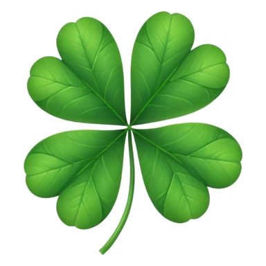 clover with 5 leaves (not 4) sticker