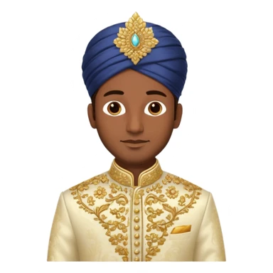 North indian groom sticker