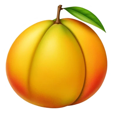 ripe mango fruit sticker