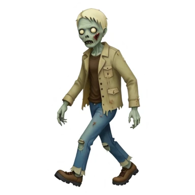 zombie movie sticker